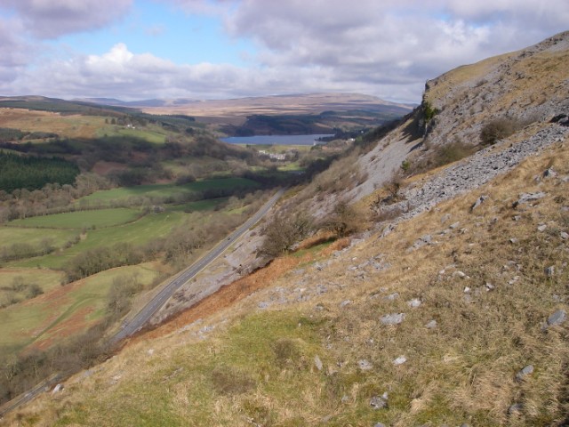 Cwm Taff from Cefn Cil-sanws