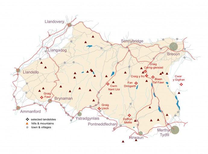 Landslides in the Geopark